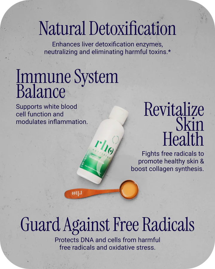 Liposomal Glutathione Liquid Supplement | High Absorption Antioxidant-(RHO)
